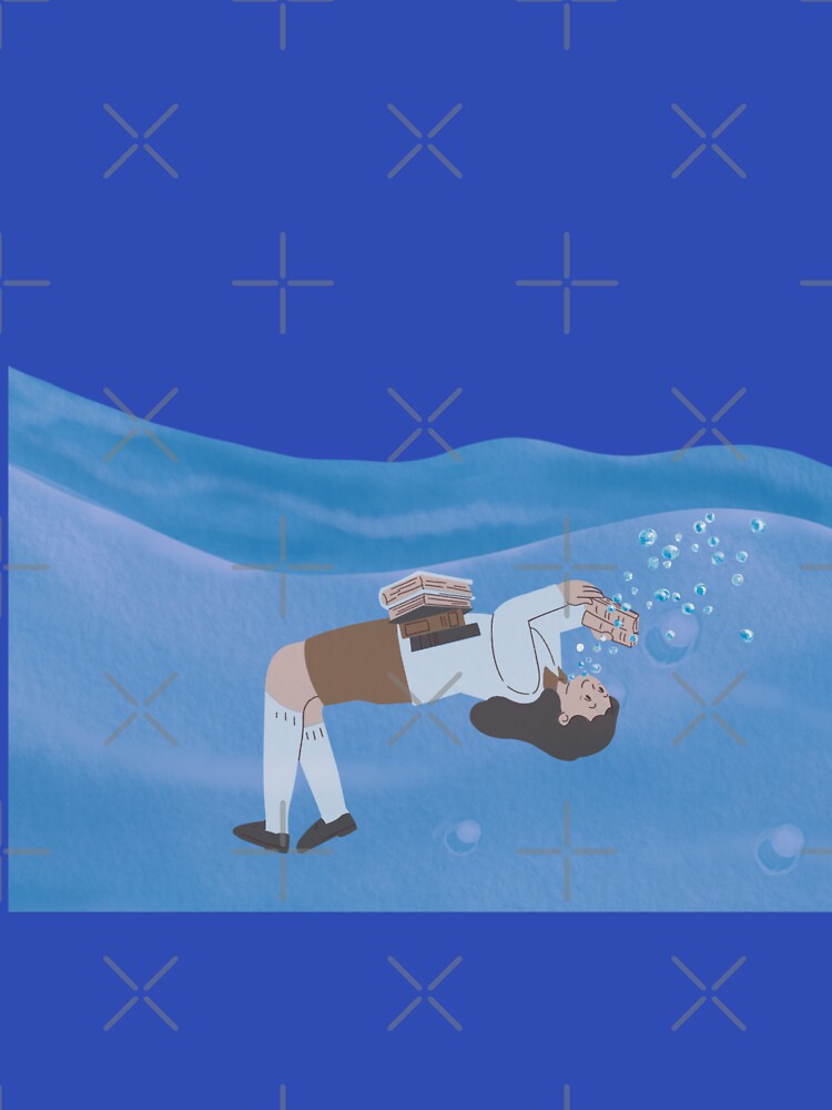 Book Girly Diving While Reading by IbrahimArt2