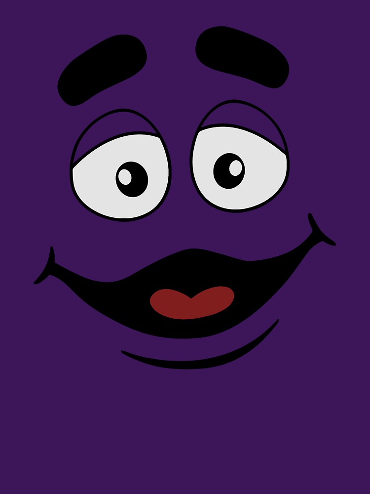 Purple grimace mcdonalds cartoon by dajduj