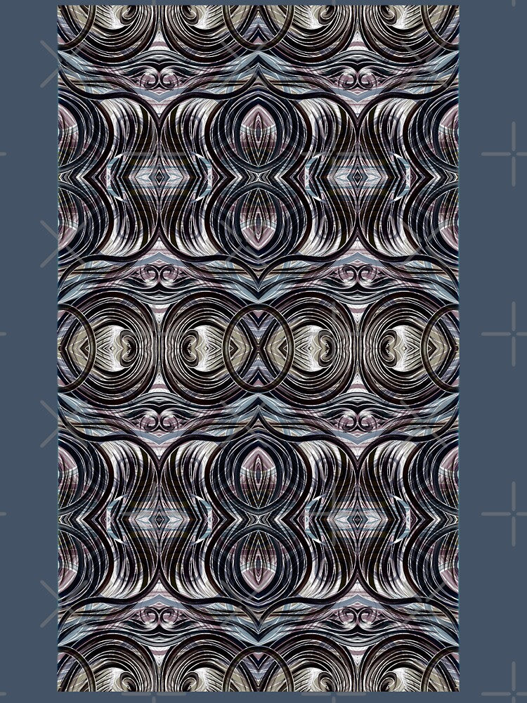 Night Sky and Moon Phases Abstract by peterdy