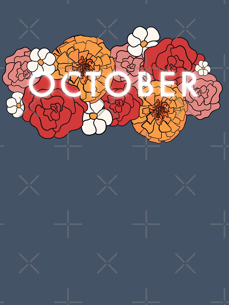 October floral fall season - nude pink brownish by Fatamimosh