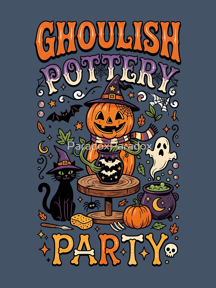Ghoulish pottery party - Halloween for potters by ParadoxParadox
