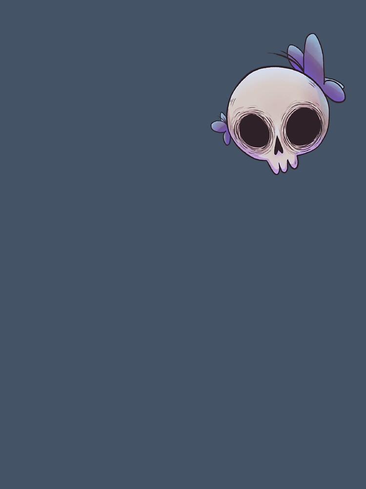 Butterfly skull by camilla-draws