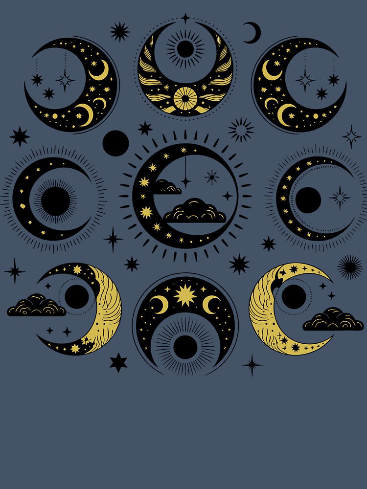 Dark Night Crescent by CraftyBloom