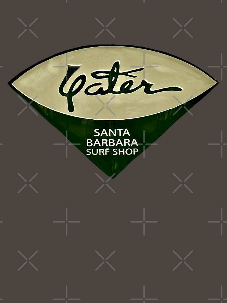 Distressed version: Vintage Surf logo Santa Barbara Surf Shop California us Military olive green Harry Bosch Bill Kilgore Apocalypse by Kludoman