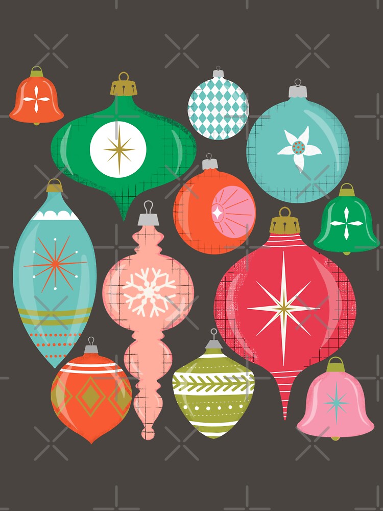 Christmas Ornaments Green by susycosta