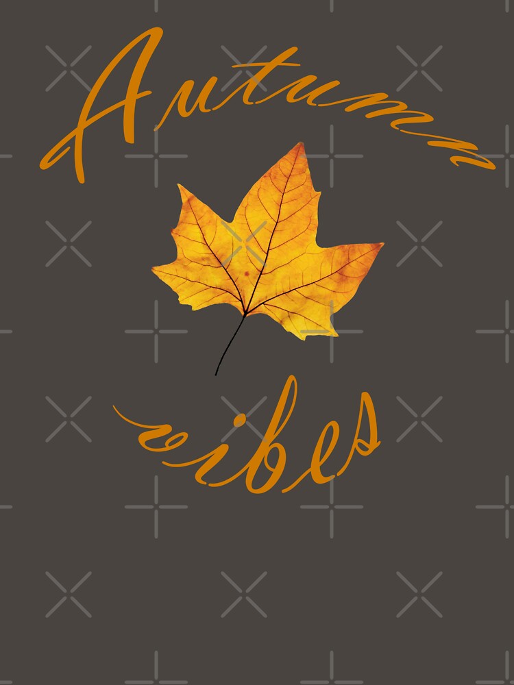 Autumn vibes leaf design by serenitkaaa