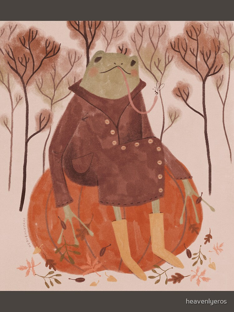 Pumpkin Frogge by heavenlyeros