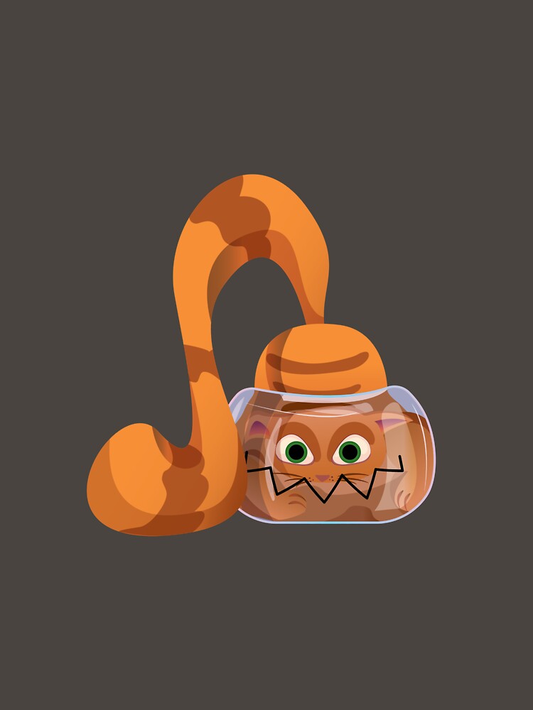 Orange Cat in the Jar by sinemosis