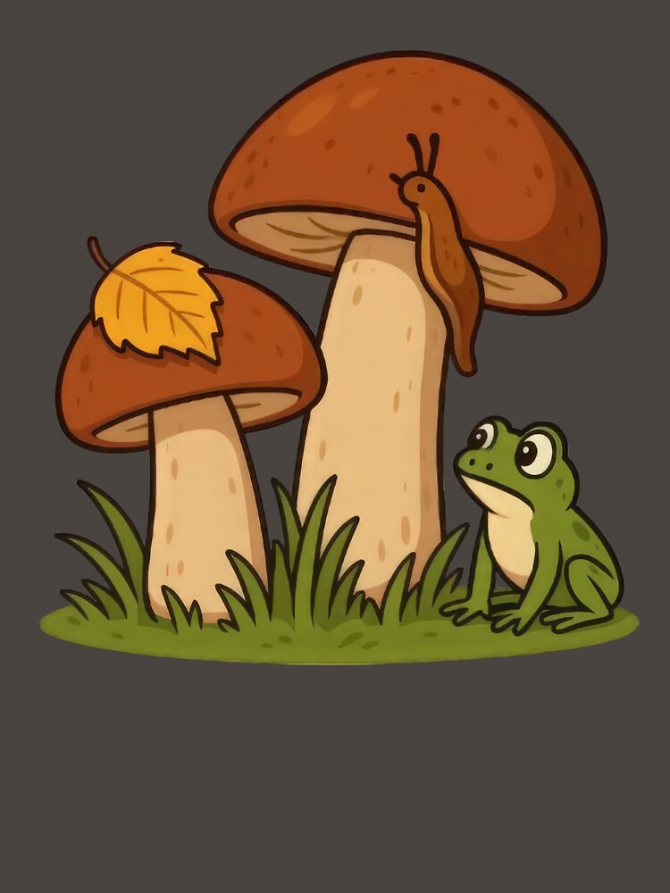 A Frog's Quiet Corner in the Autumn Forest by IraBum