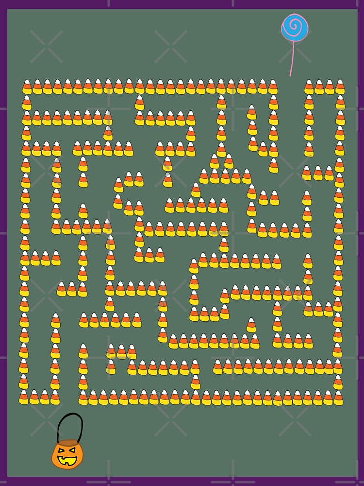 Candy Corn Field Maze by Tim Veiga
