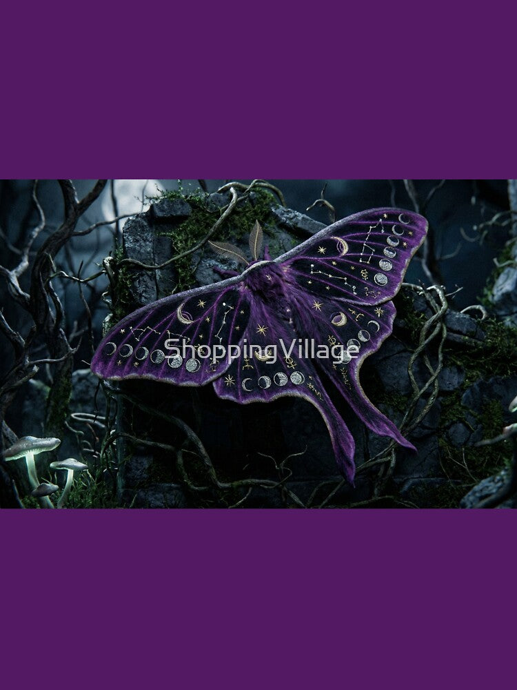 Celestial Dark Moth by ShoppingVillage