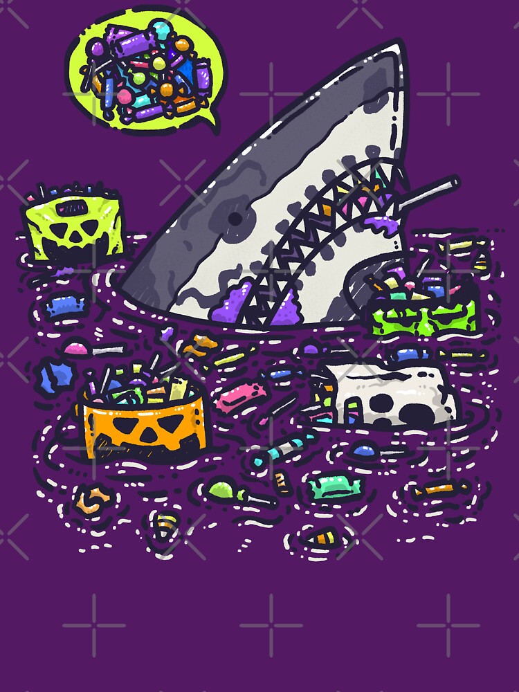 Halloween Candy Destruction Shark by nickv47