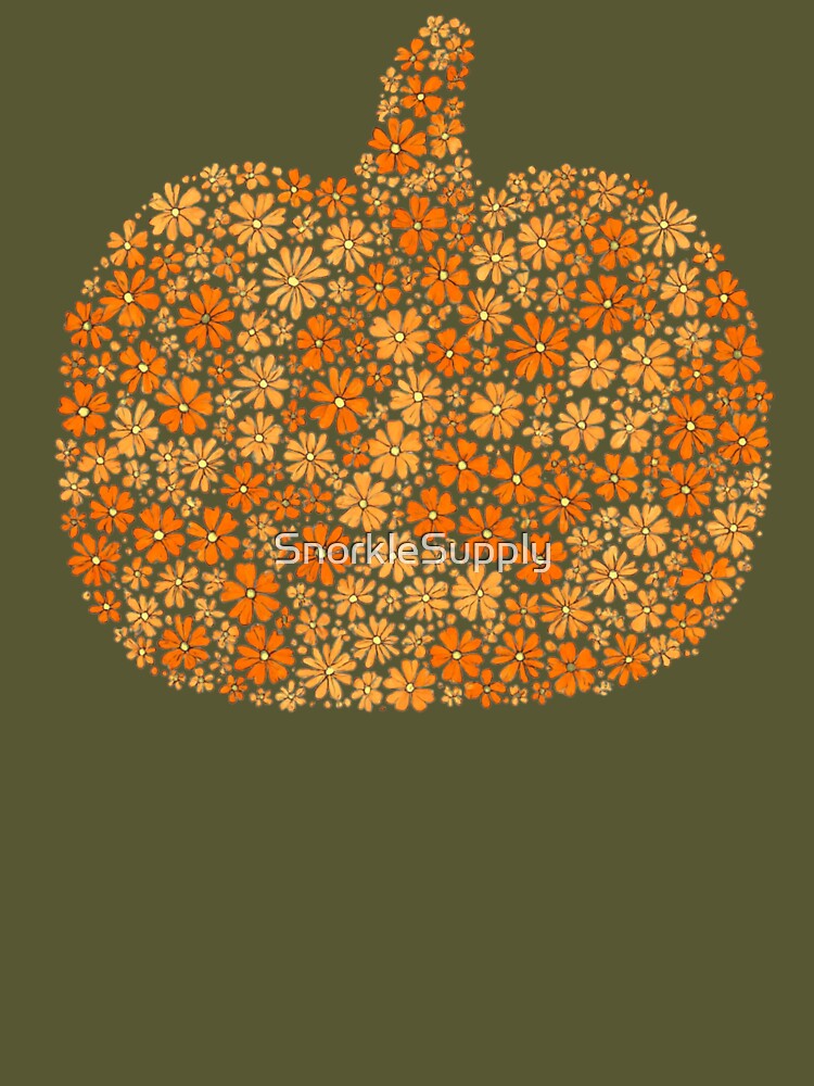 Floral Pumpkin by SnorkleSupply