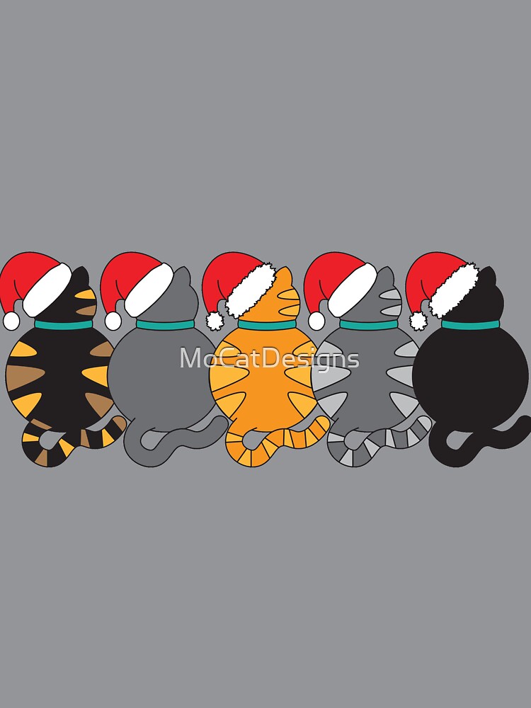 Christmas Cat Jumper, Christmas Cat Card, Christmas Cat Mug by MoCatDesigns