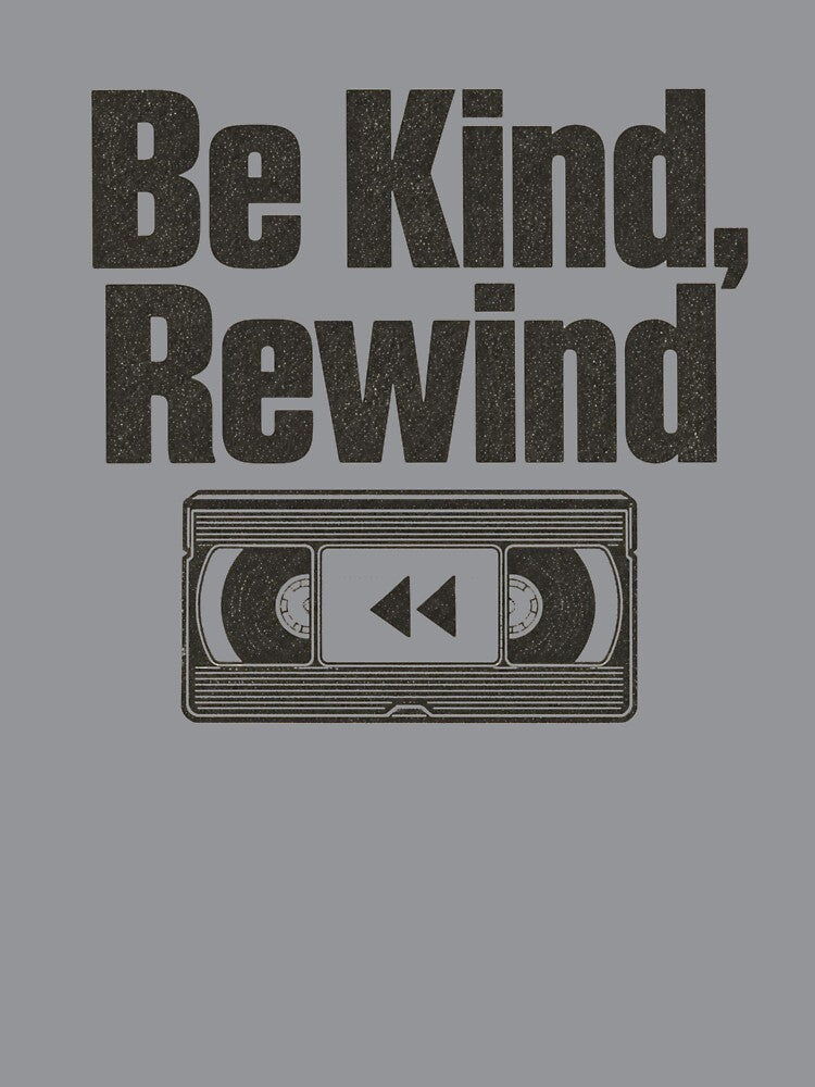 Be Kind Rewind Shirt, Retro 90s VHS Nostalgia Tee by Wannashirt