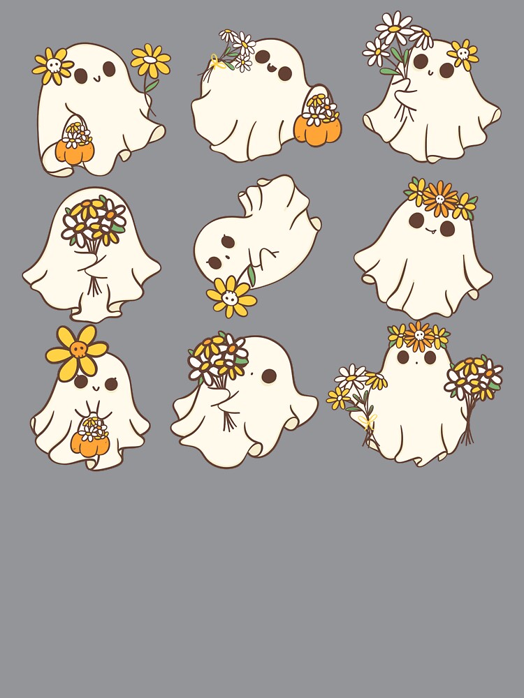 Halloween Ghosts Retro Spooky October Teacher by ShoniwDesigns