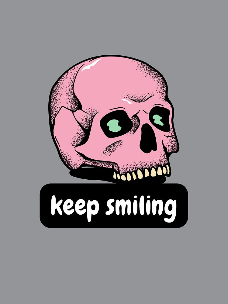 Pink Halloween Skull by SleepyTimeTales