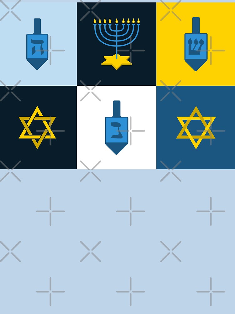 colorblock hebrew hanukkah by Gossip Rag