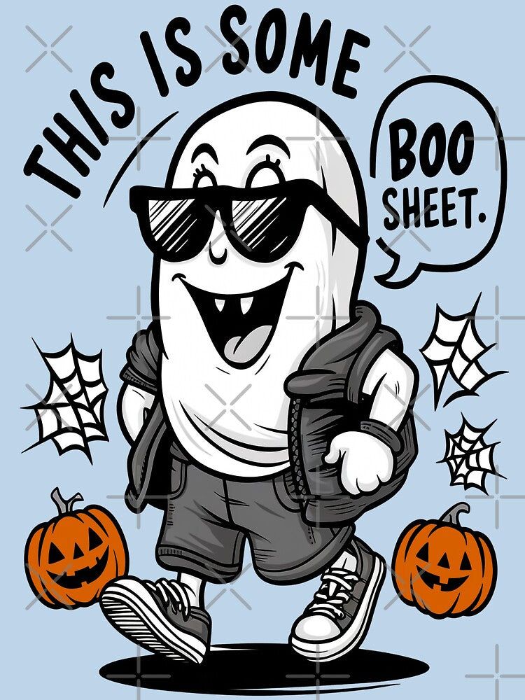 This Is Some Boo Sheet Halloween Funny Ghost by Mosaic-97