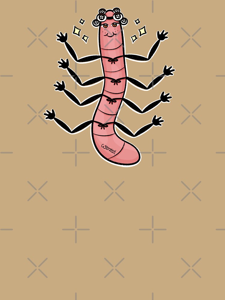 Sparkle Softie Spider (Worm) Spooky Season by whimsicalworman