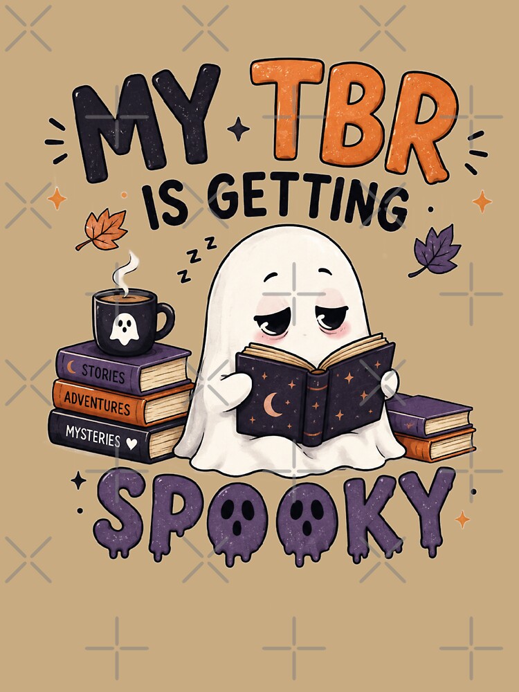 My TBR Is Getting Spooky – Funny Book Lover Ghost Halloween Shirt by youcefben48