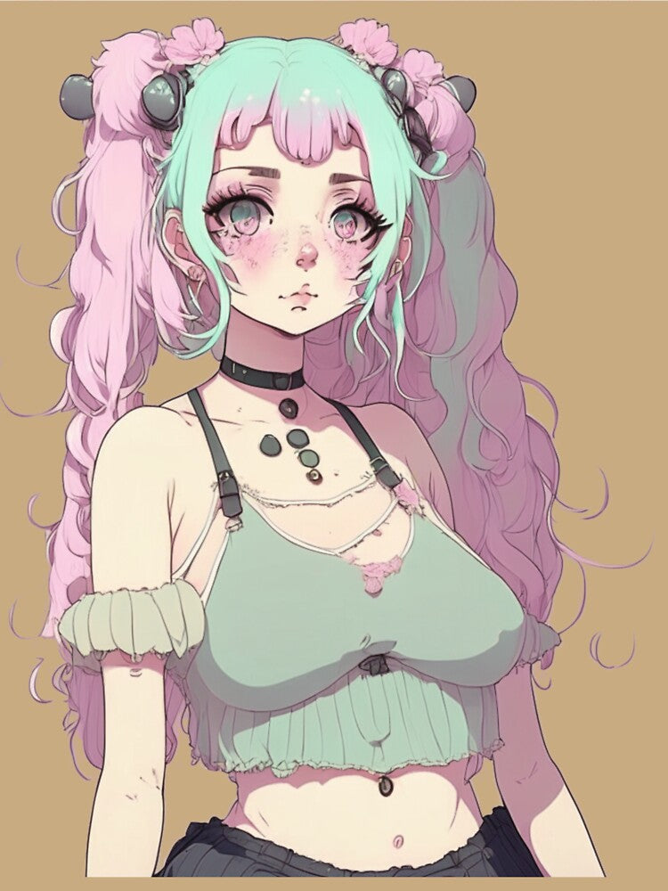 Pastel Goth Girl by xxxEviexxx