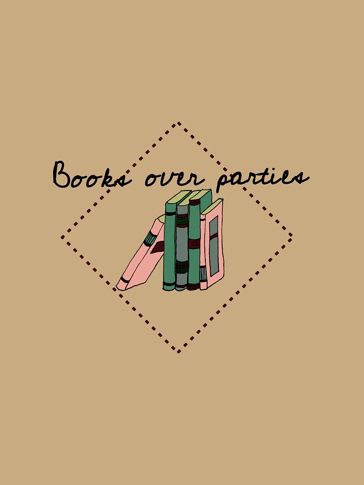 Books over parties by PBerry