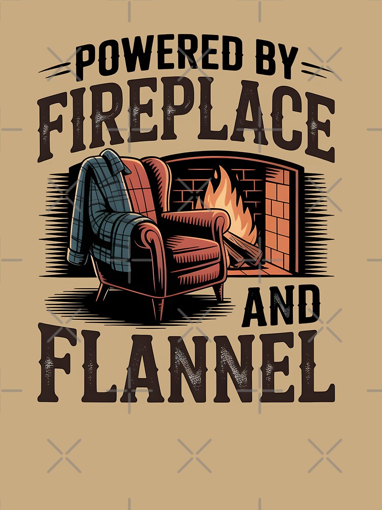 Powered by Fireplace and Flannel – Cozy Winter Vibes by Jollys-ArtShop