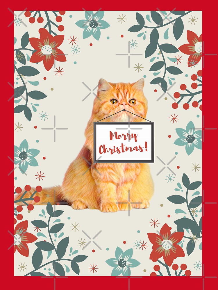 Christmas Persian cat by AnnaAndVibes