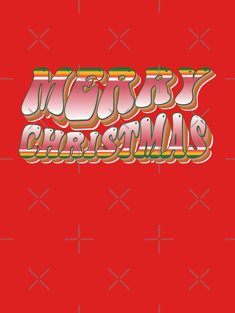 70s Retro Merry Christmas by rhombusOnion