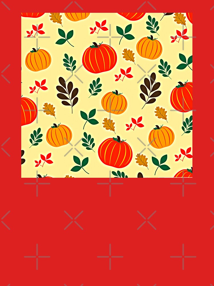 Cute fall vibes, Pumpkin pattern by Theleochick