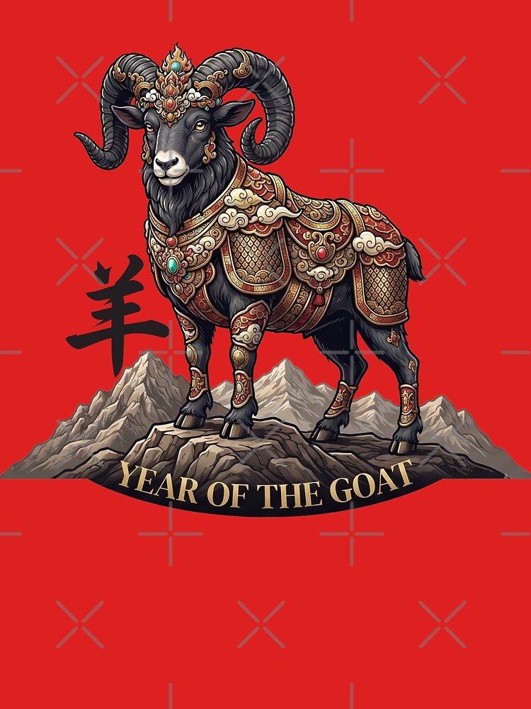 Ornate Year of the Goat 2027 Zodiac by taogiauco