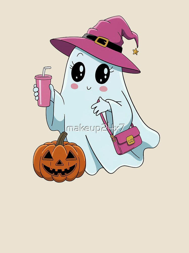 Cute Ghost and Pumkin by Design Den