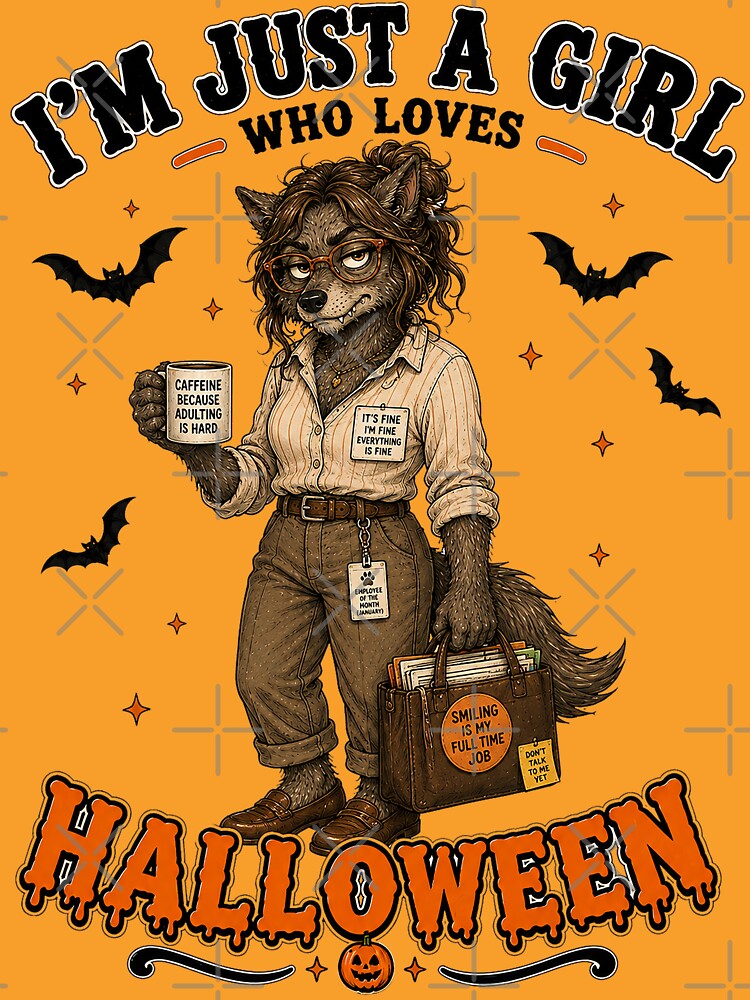 ⭐ CRYPT OR TREAT COLLECTION - WEREWOLF IN HUMAN COSTUME - GIRL by WheelieGdArt