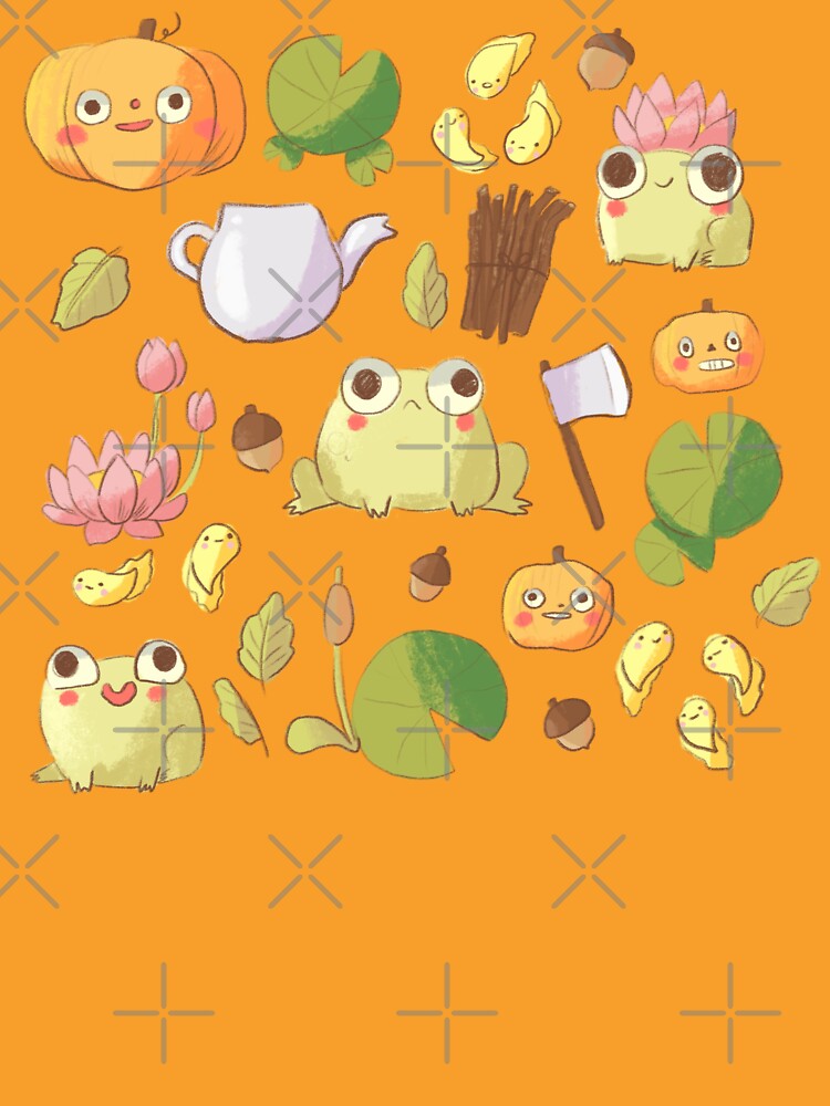 Cute frogs pattern by Mayarart