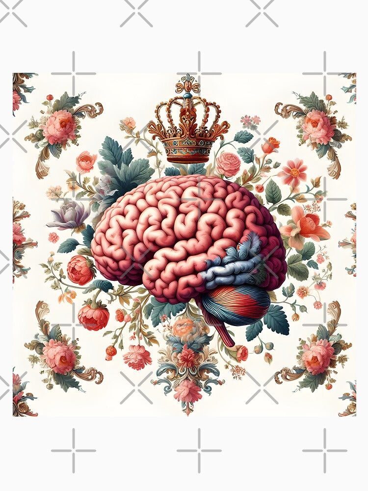 King if brain , floral ,tag  :from EgyApe Artists by egyape ⭐⭐⭐⭐⭐