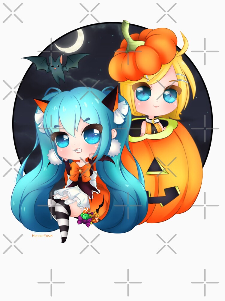 Cute Kawaii Japanese Anime Halloween Pumpkin - pumpkin picking crew by AR Studios