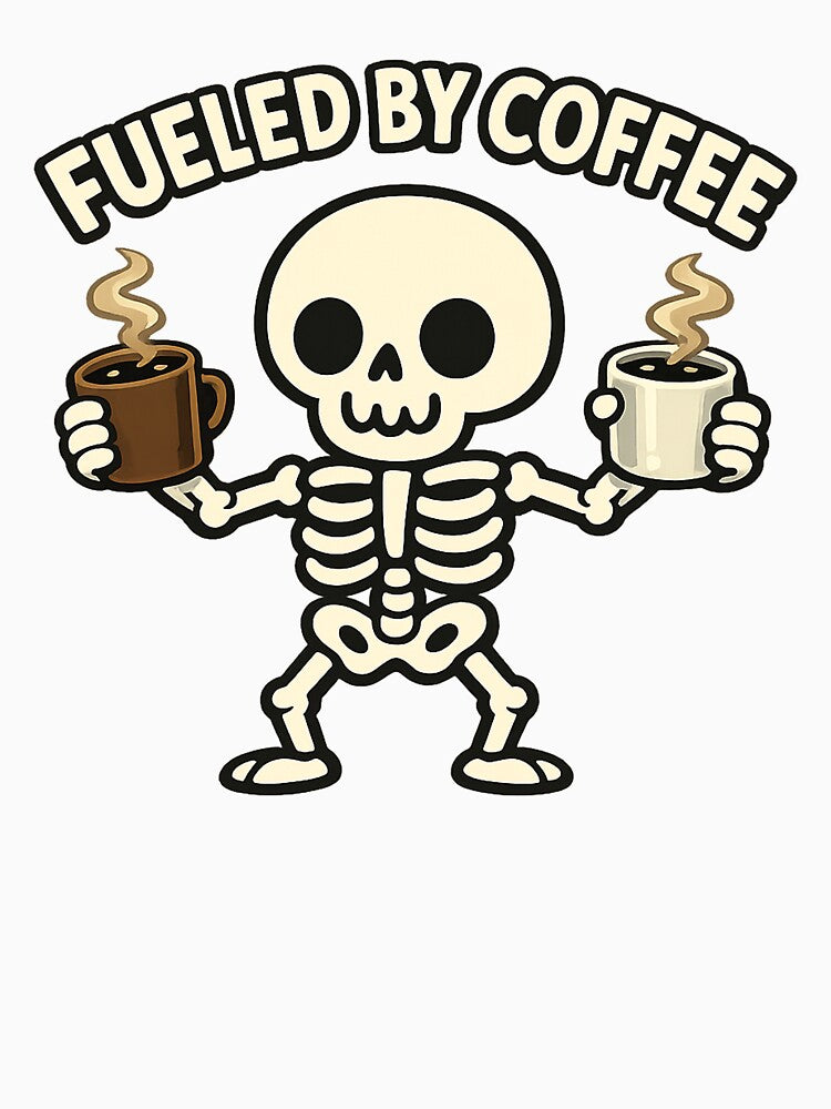 Skeleton Fueled by Coffee — Morning Struggle by Dream Machine