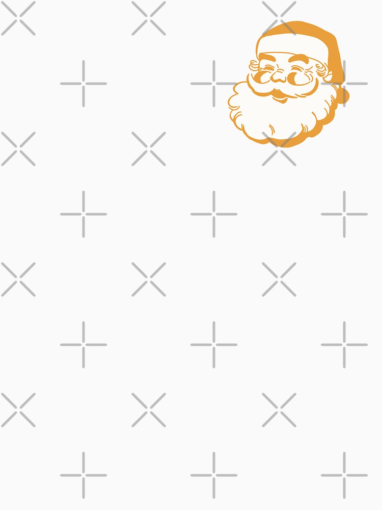 Santa Claus Retro Orange by CheylaDesigns
