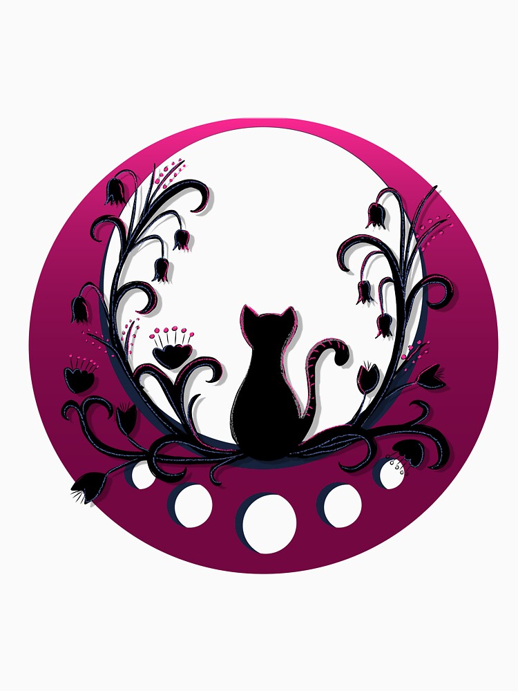 Moon Cat by pholiumsigma_design