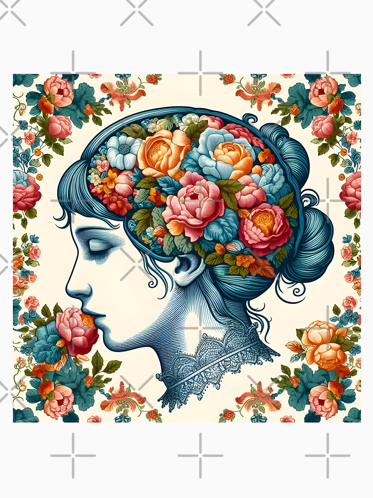 Women cute with good brain ( floral ) :from EgyApe Artists by egyape ⭐⭐⭐⭐⭐