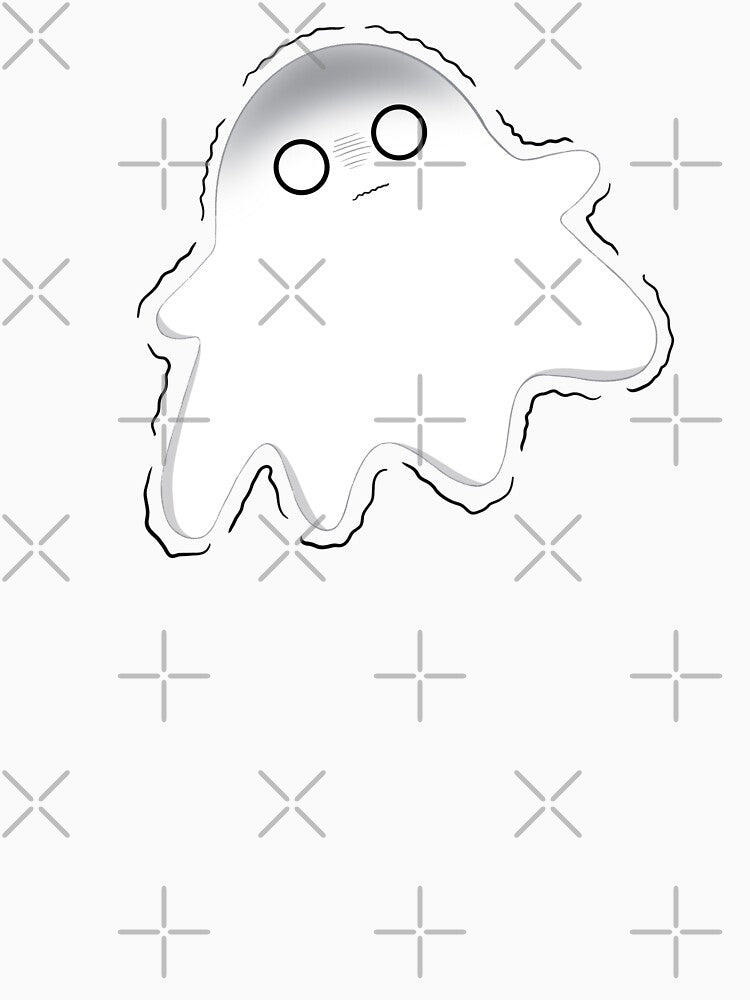 Cute Scared Ghost by Hirushi Gunathilaka