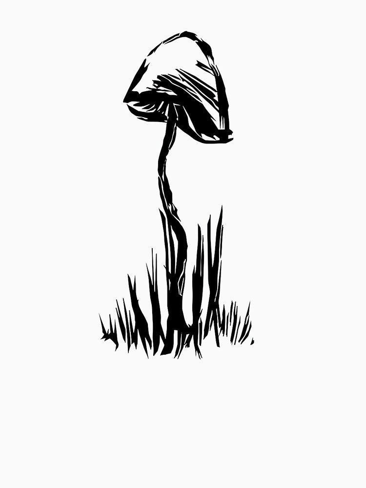 Dark Academia Mushroom by Fish.art