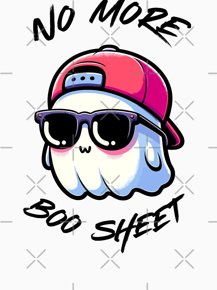 No More Boo Sheet: Hilarious Cute Ghostly Pun by Amanda-S-Olsen