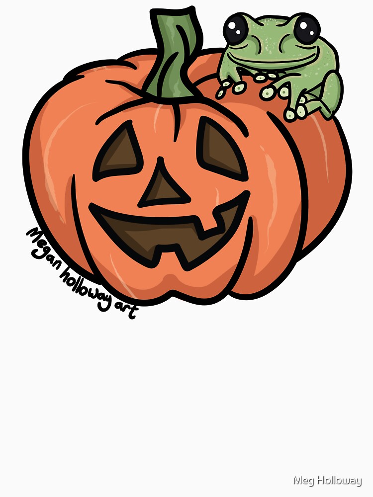 Pumpkin Frog by Megan Holloway Art