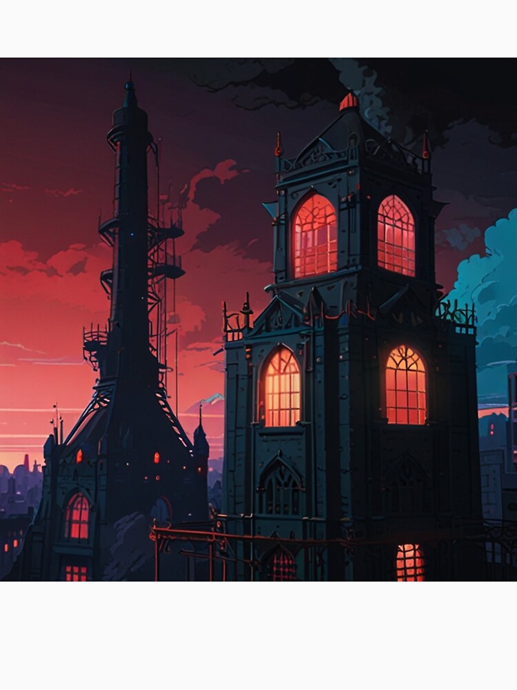 Chrome Dark Academia Gothic Anime Art | Dark Aesthetic T-Shirt by Joy-boy-op