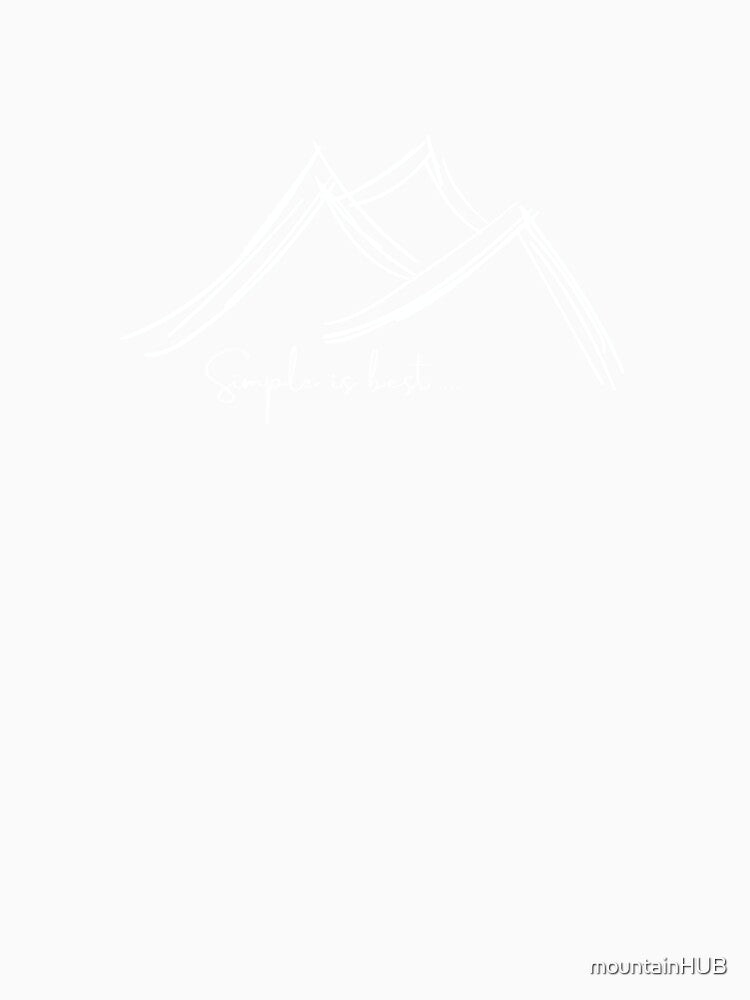 Minimalist Mountains W by mountainHUB