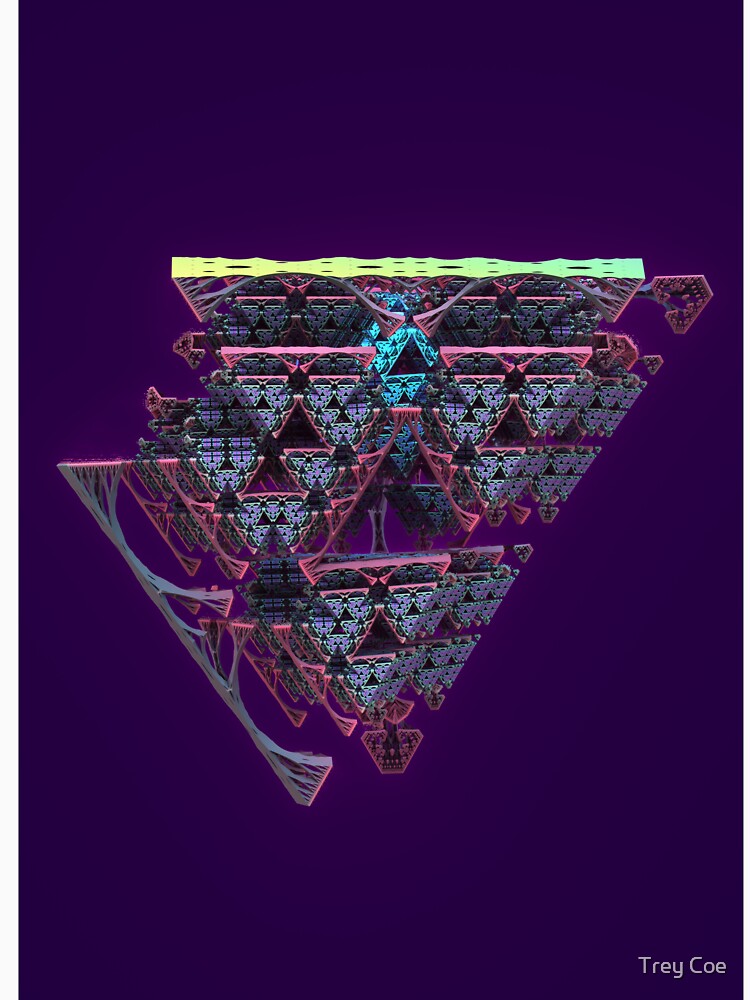 ergo rune 3D fractal pattern by Trey Coe