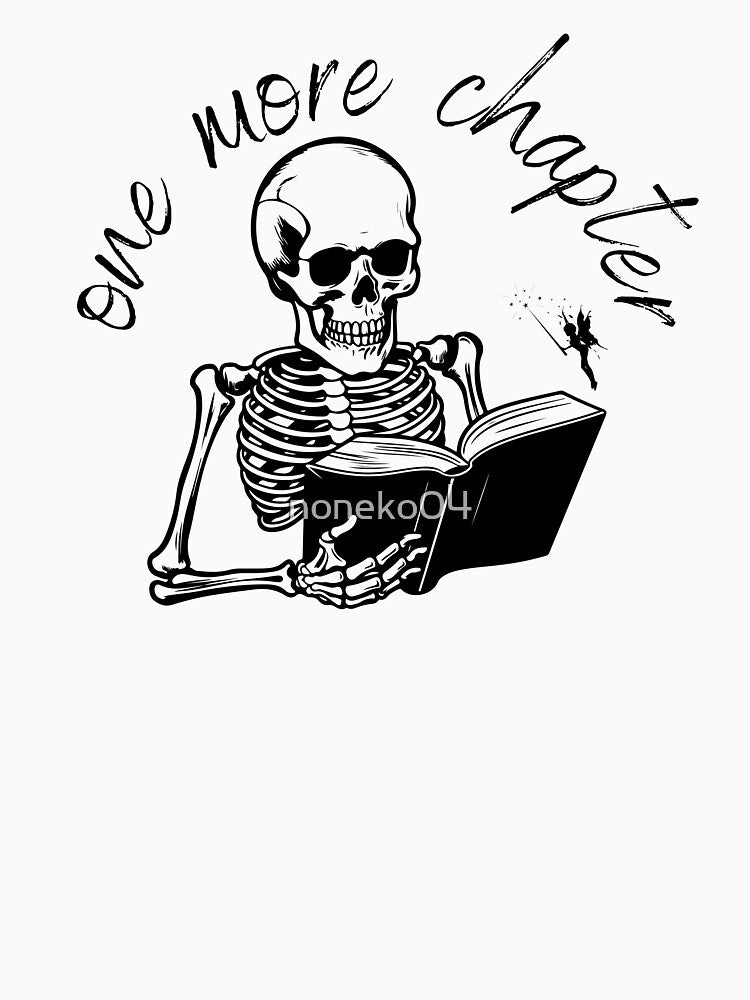 One more chapter reading skeleton with fairy by noneko04