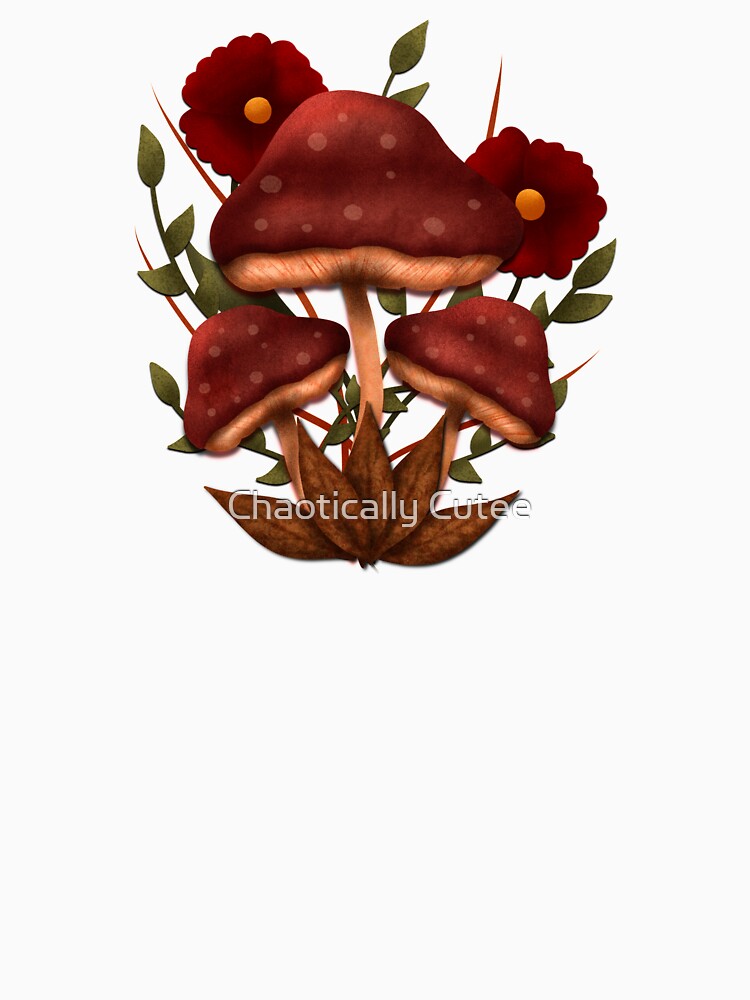 Autumn Fall Cottage Mushroom 2 by Chaotically Cutee